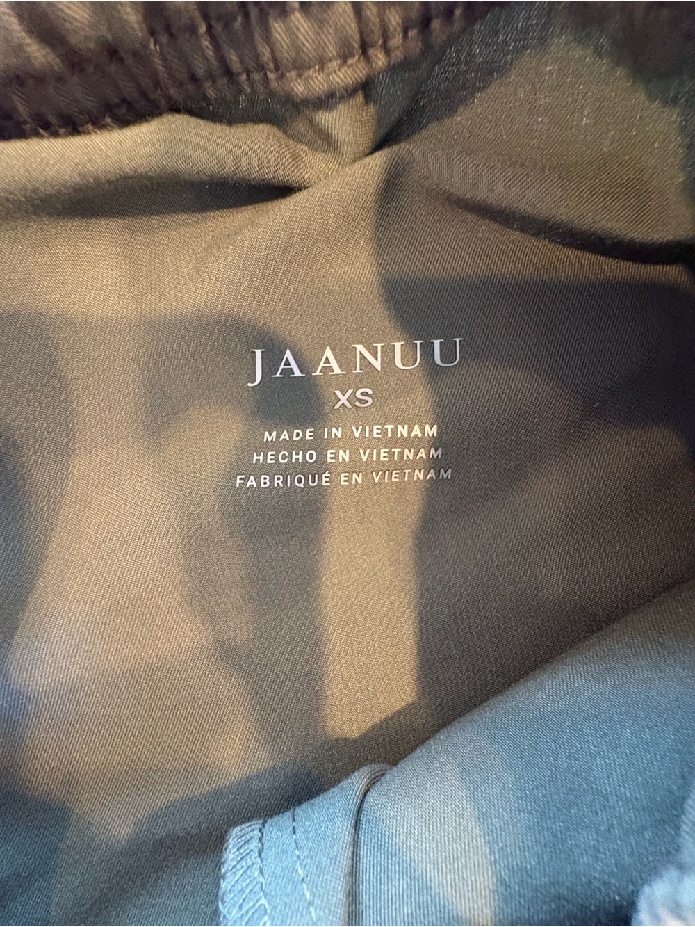 Jaanuu Olive Scrub Set S Top XS Pants Knit Twill - Picture 6 of 16